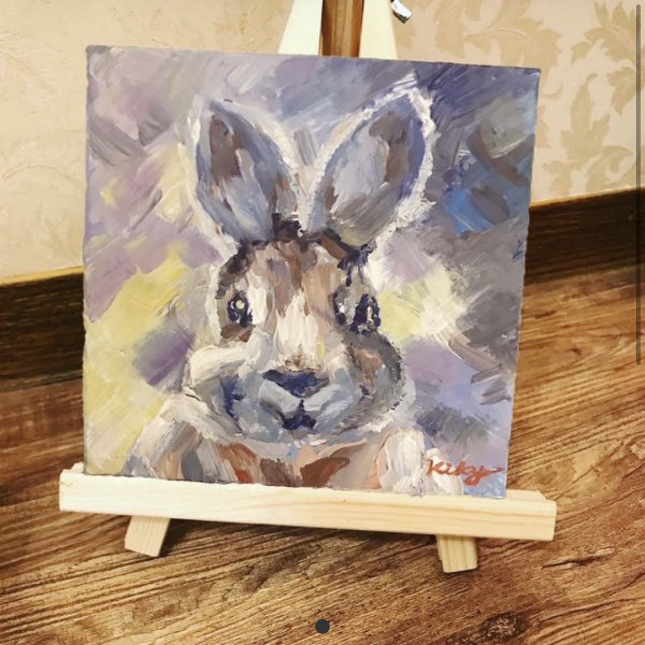 兔子主題繪畫作品